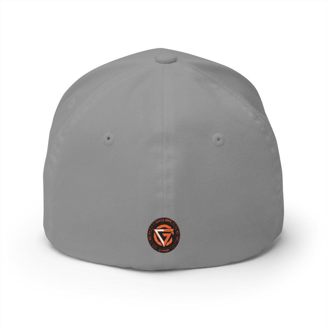 CG FINAL BOSS RED BLACK LOGO /FLAG /STAY SAVAGE Closed-Back Structured Cap (Embroidery)