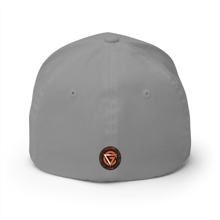 CG FINAL BOSS RED BLACK LOGO /FLAG /STAY SAVAGE Closed-Back Structured Cap (Embroidery)