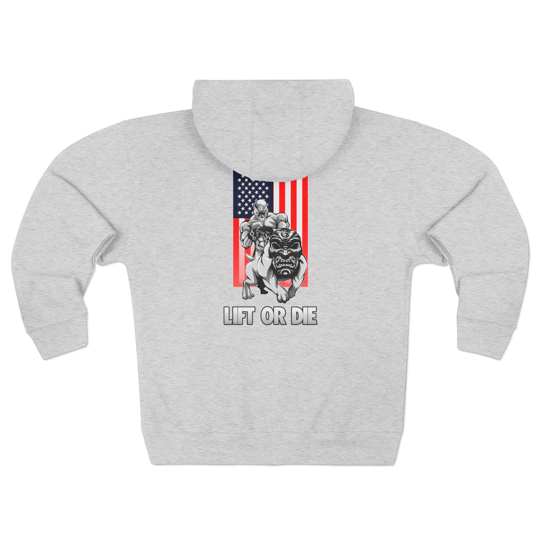 CG ANGRY DOG USA/LIFT OR DIE ZIP UP