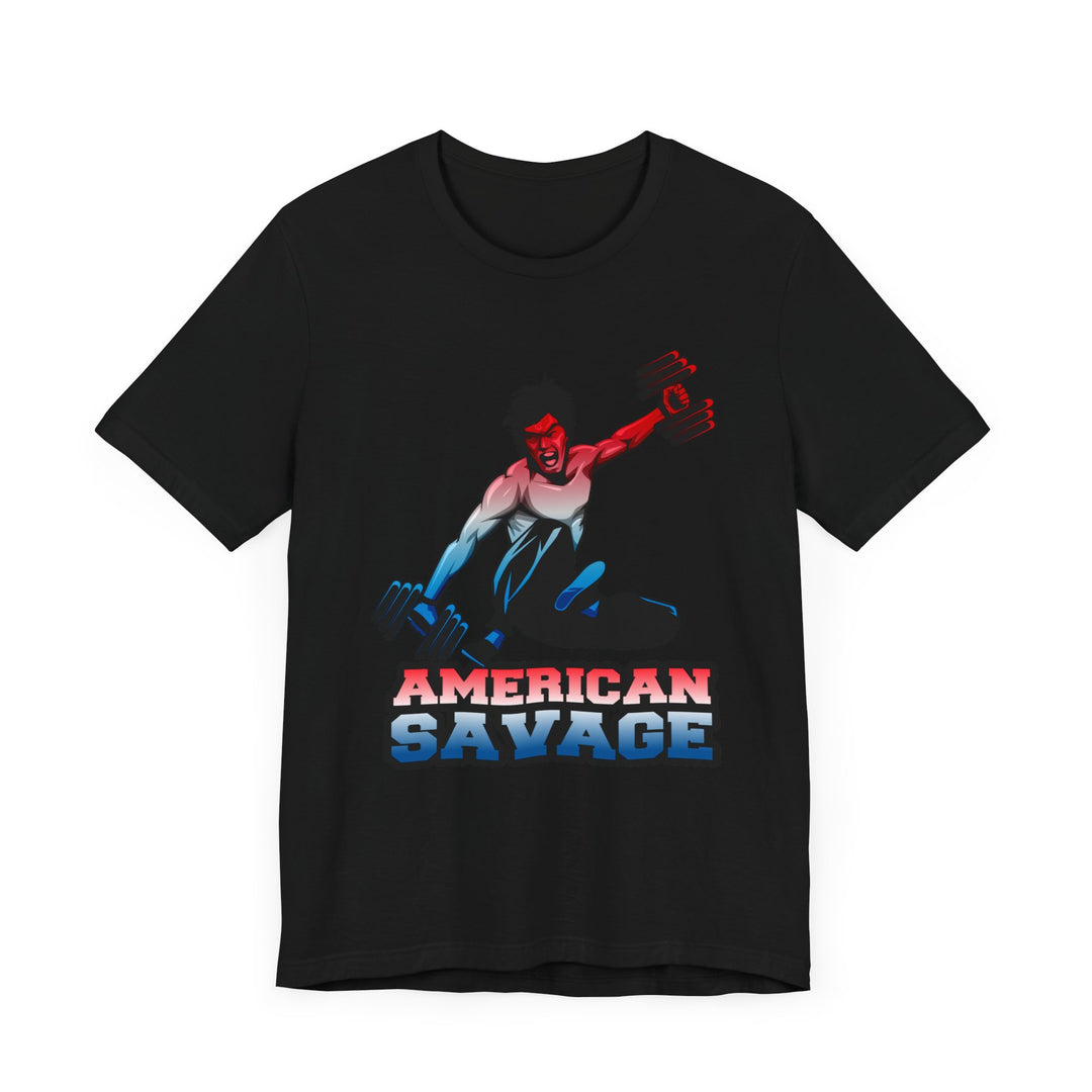 CG ANGRY LIFT KICK RED WHITE BLUE FADE /AMERICAN SAVAGE