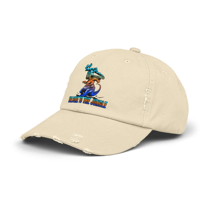 APE VS ZILLA BLUE ORANGE AQUA /WELCOME TO THE JUNGLE CAP