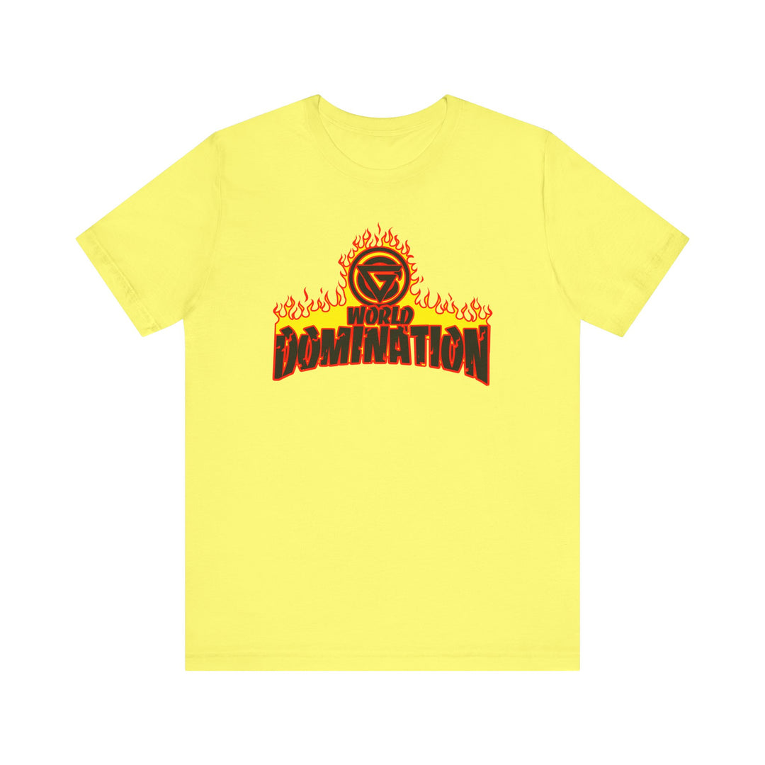CG RED BLACK YELLOW WORLD DOMINATION