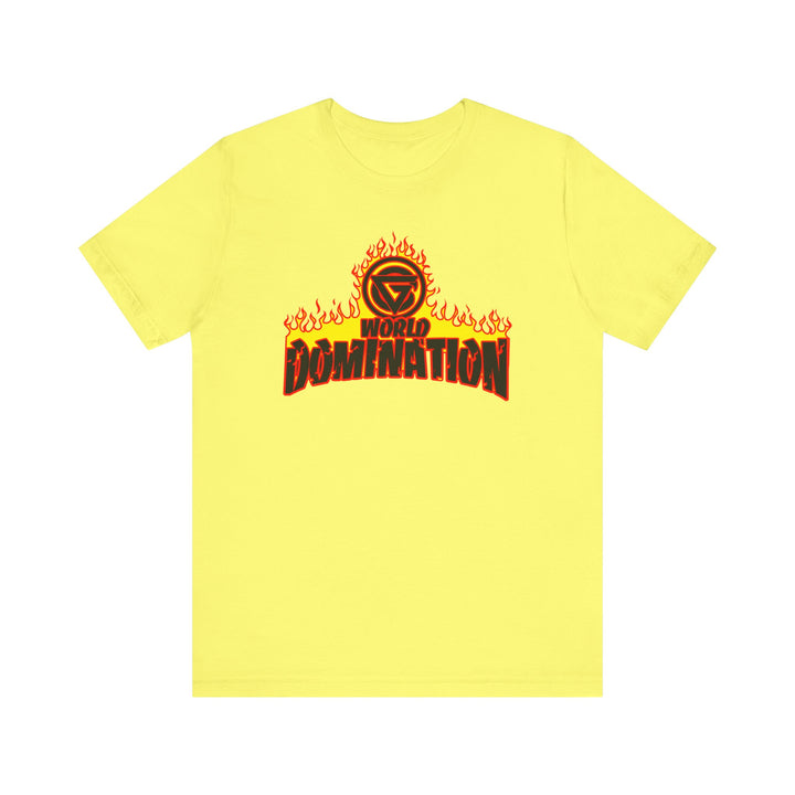 CG RED BLACK YELLOW WORLD DOMINATION