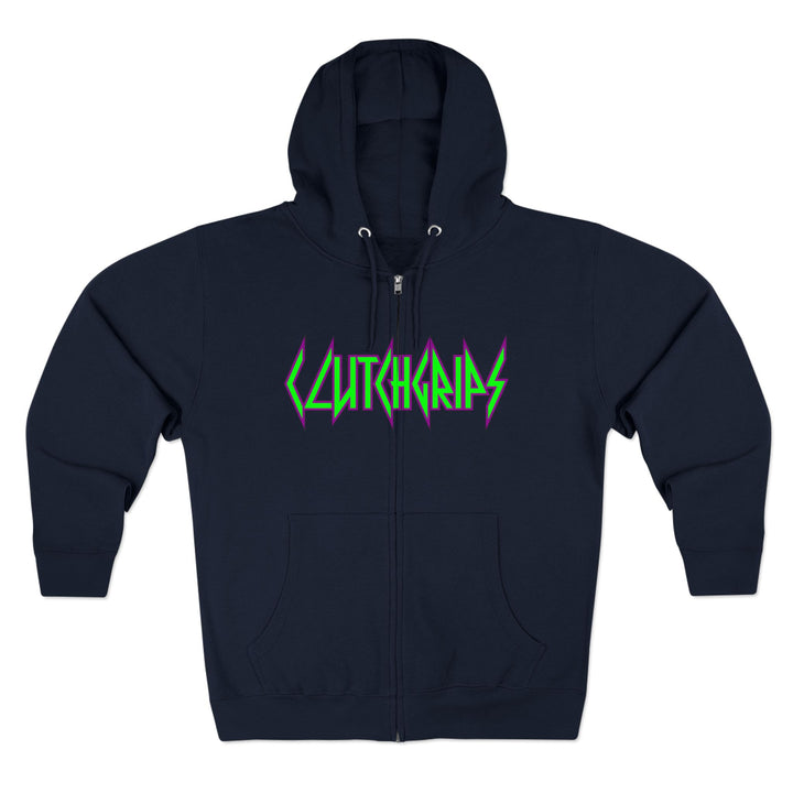 CG LIFT KICK PURPLE GREEN FADE/WELCOME TO THE JUNGLE ZIP UP