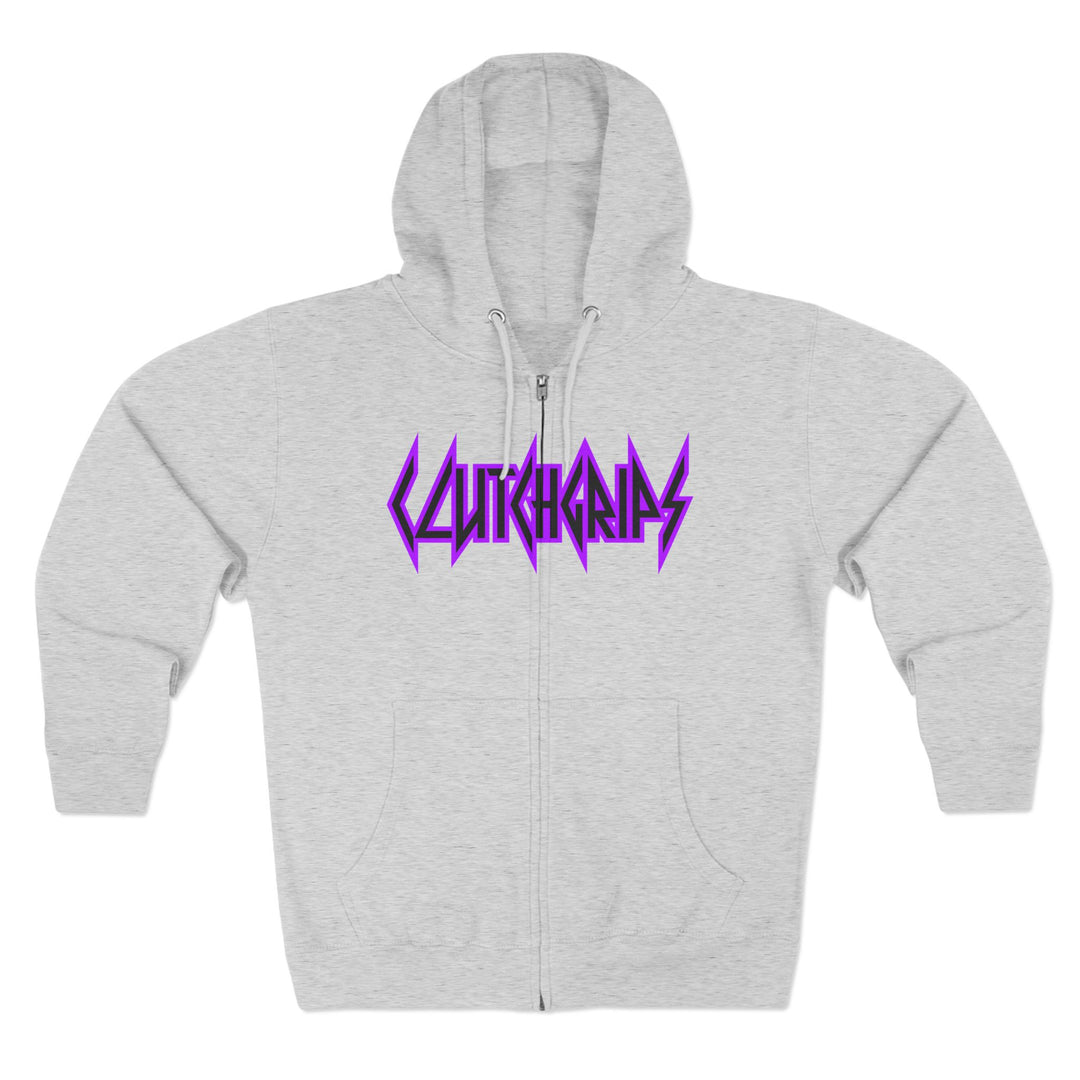 CG SKULL PURPLE NURPLE /LIFT OR DIE ZIP UP