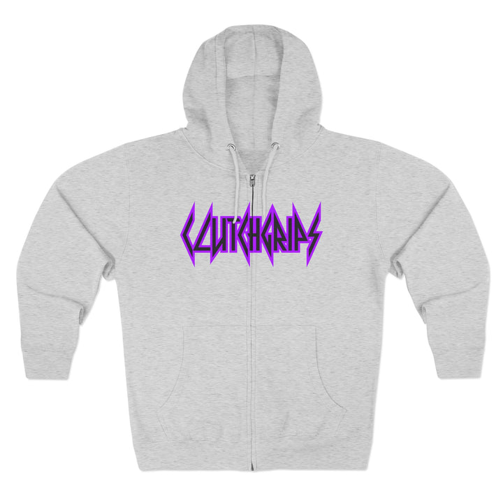 CG SKULL PURPLE NURPLE /LIFT OR DIE ZIP UP