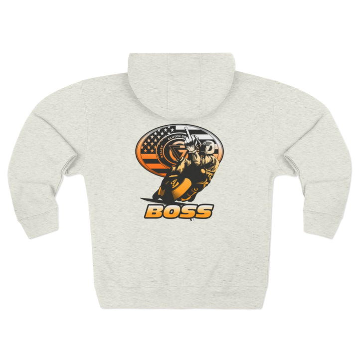 EZ RIDER ORANGE WHITE FADE /BOSS ZIP UP