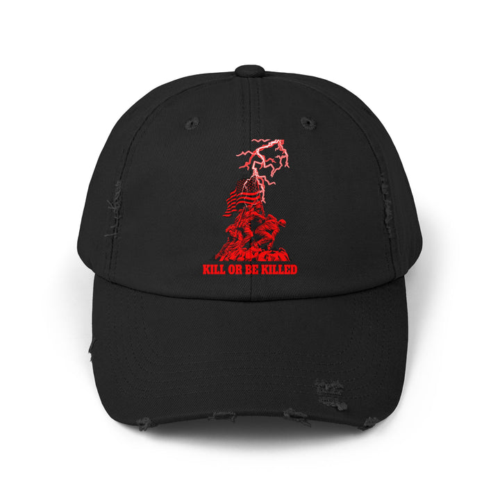 AMERICAN FREEDOM WARRIOR RED/KILL OR BE KILLED CAP