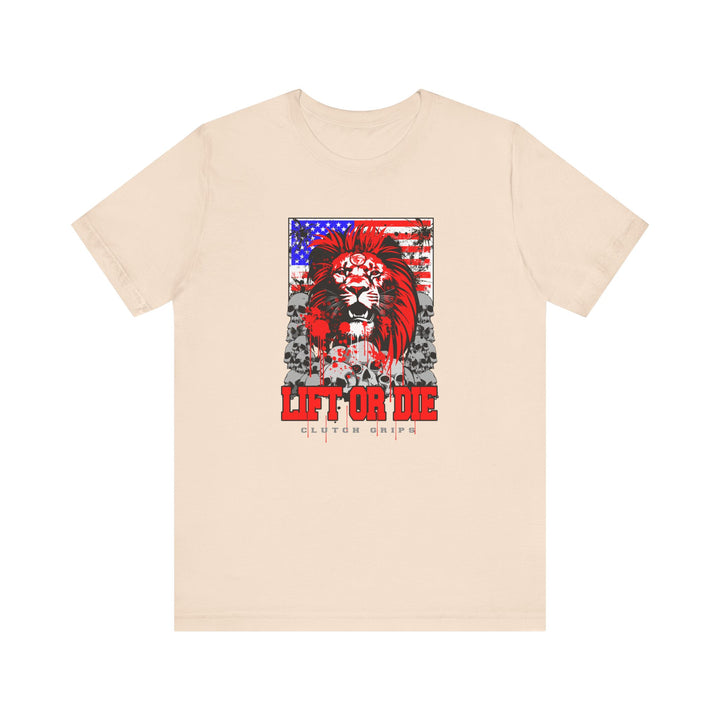 LIONHEART USA FLAG RED WHITE BLUE /LIFT OR DIE