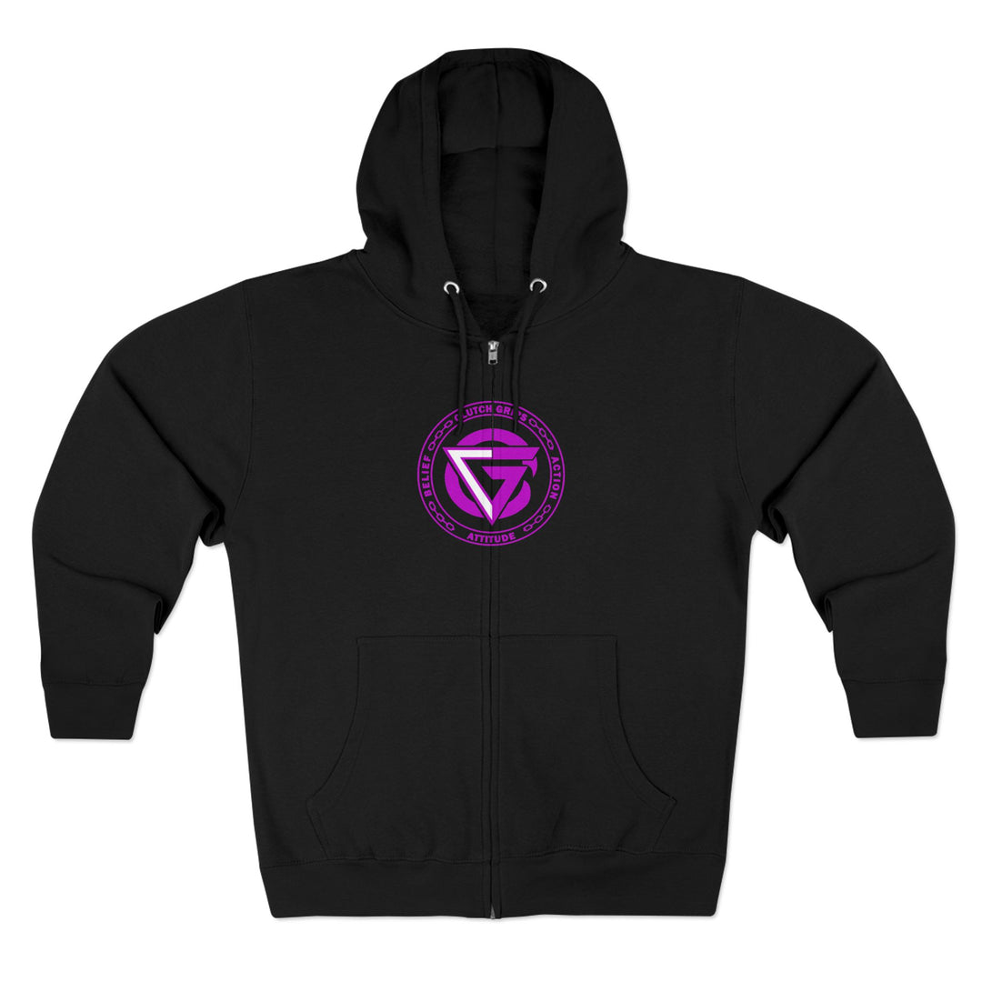 CG SKULL PURPLE/LIFT OR DIE ZIP UP