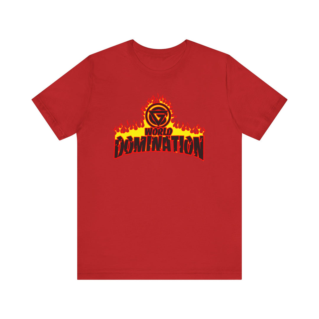 CG RED BLACK YELLOW WORLD DOMINATION