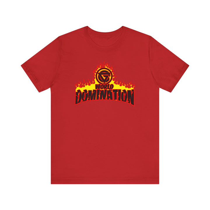 CG RED BLACK YELLOW WORLD DOMINATION