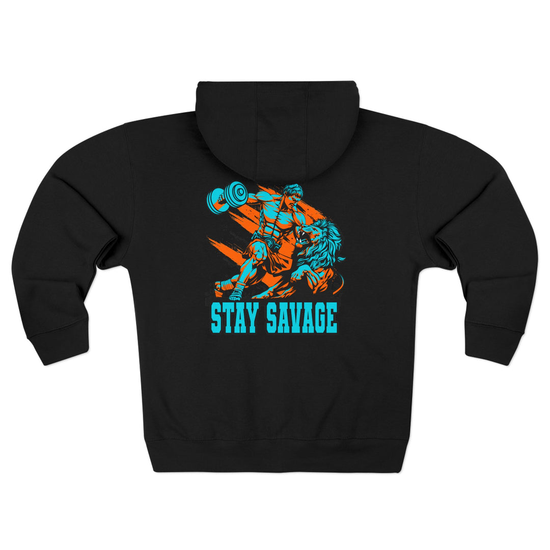 CG COLISEUM MAC VS LION MIAMI COLORS /STAY SAVAGE ZIP UP