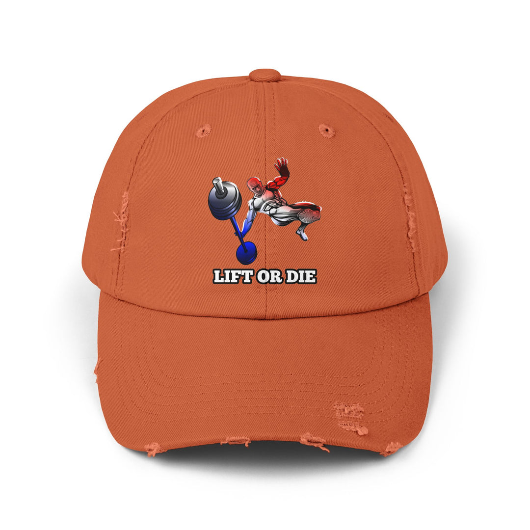 CG MAC JUMP RED WHITE BLUE FADE /LIFT OR DIE CAP