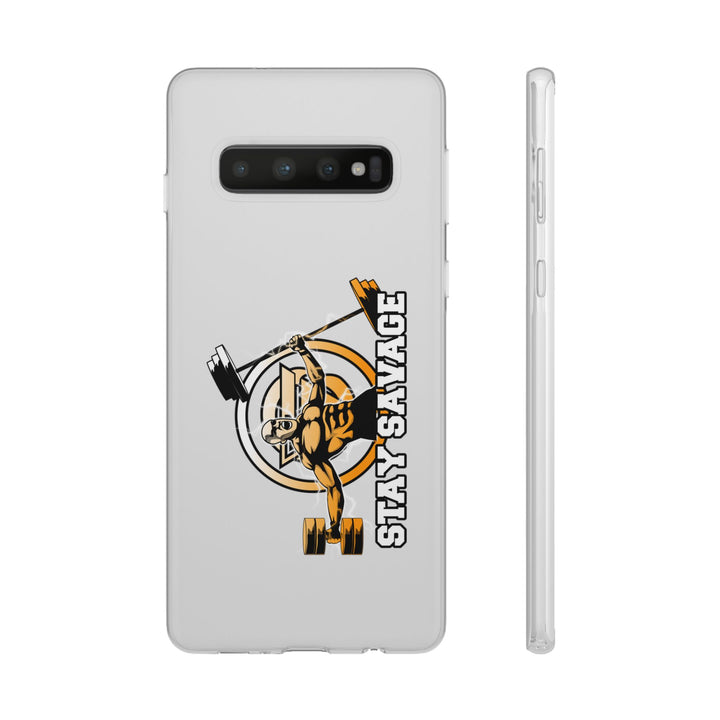 SPARTAN LIFT ORANGE WHITE PHONE CASE/STAY SAVAGE