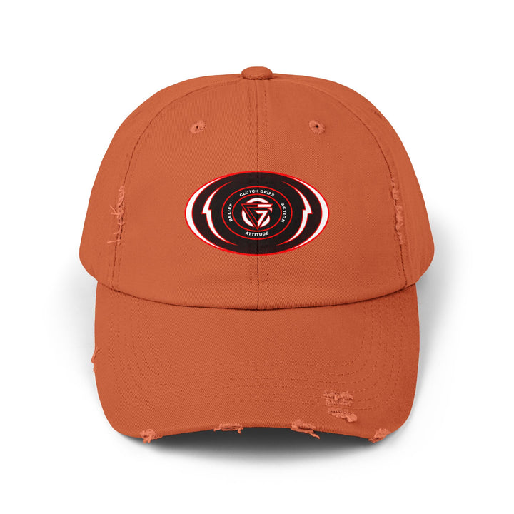 CG OVAL LOGO RED WHITE LIGHTNING ARCHES CAP