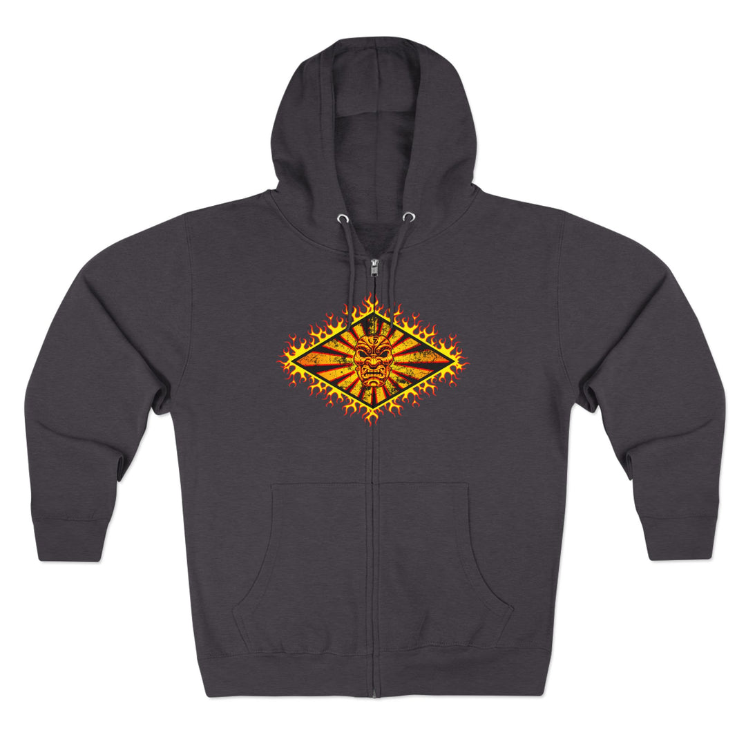 CG ANGRY DOG GOLD RED DIAMOND/AMERICAN SAVAGE ZIP UP