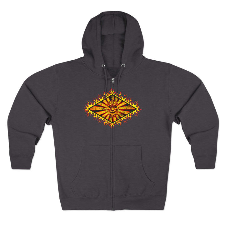 CG ANGRY DOG GOLD RED DIAMOND/AMERICAN SAVAGE ZIP UP