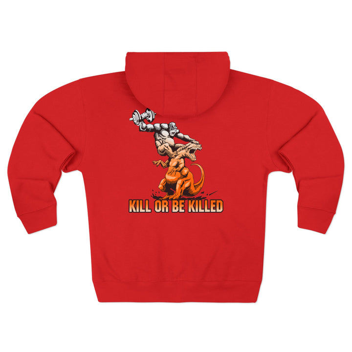 CG APE VS ZILLA 2ND FIGHT ORANGE WHITE FADE /KILL OR BE KILLED ZIP UP