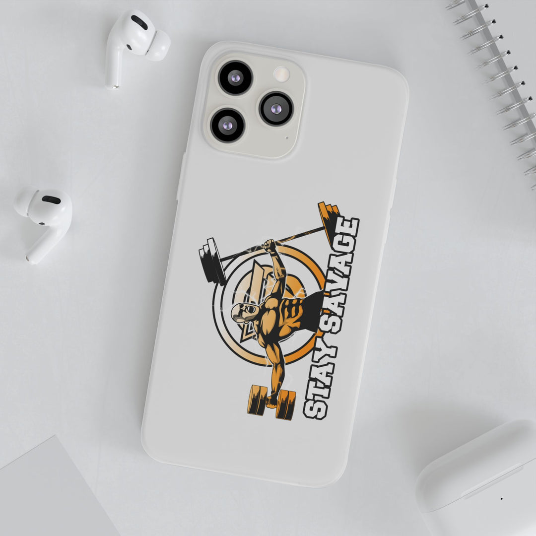 SPARTAN LIFT ORANGE WHITE PHONE CASE/STAY SAVAGE