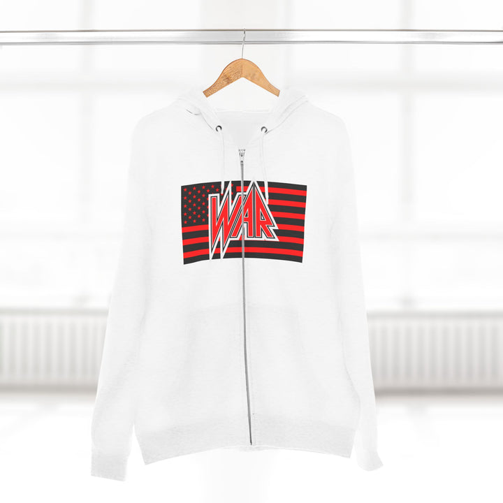 CG  NAVY SEAL TRIBUTE  RIP RED BLACK /AMERICAN BADASS ZIP UP