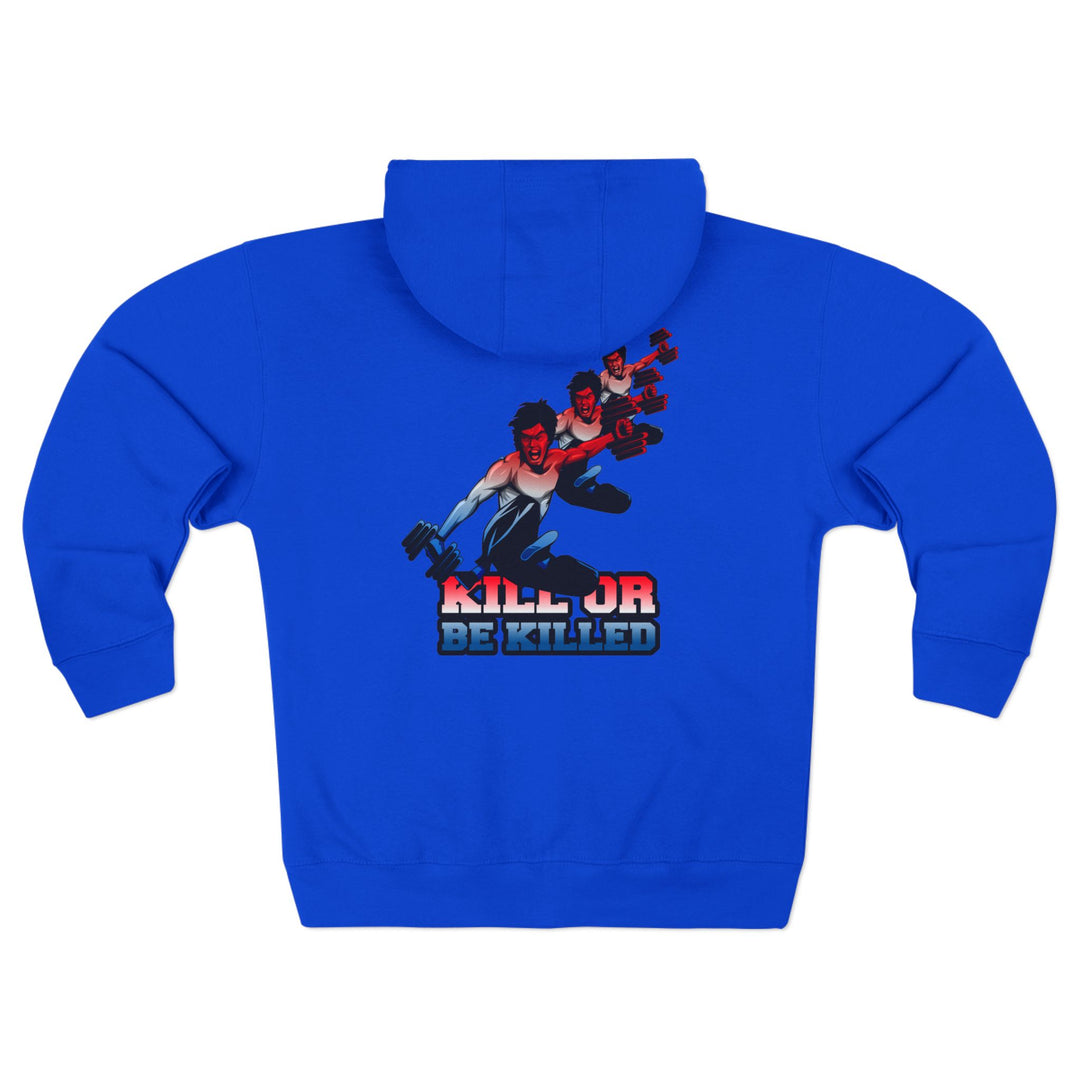 CG LIFT KICK RED WHITE BLUE FADE/KILL OR BE KILLED ZIP UP