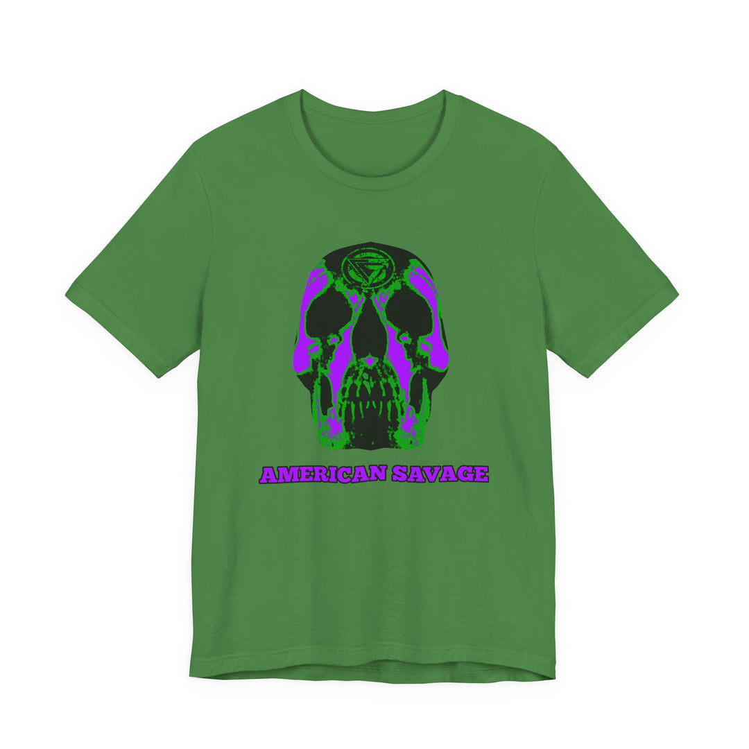 SKULLATOR PURPLE GREEN  /AMERICAN SAVAGE