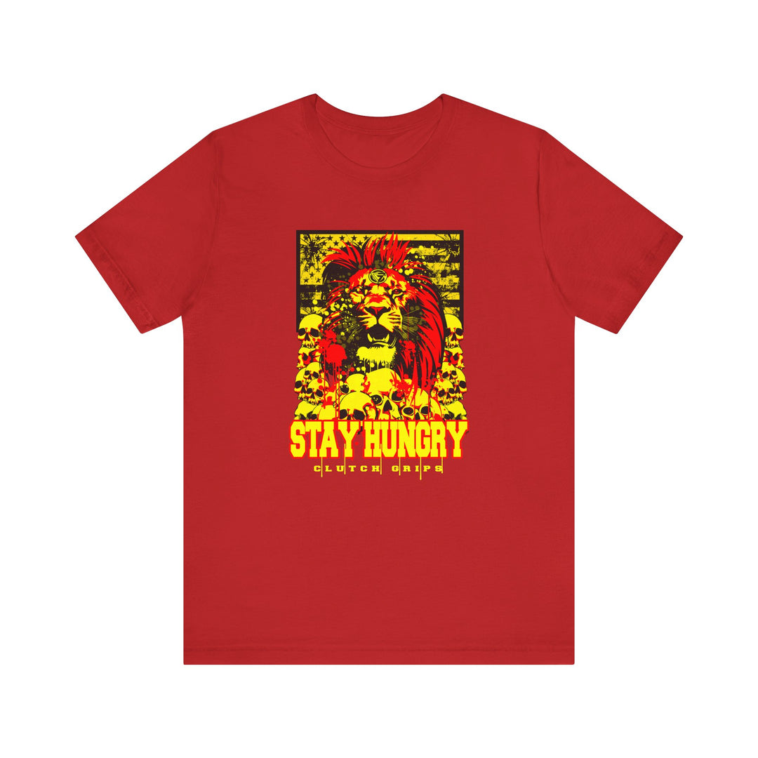 LION HEART YELLOW RED BLACK /STAY HUNGRY
