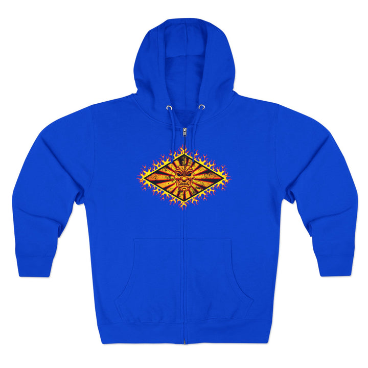 CG ANGRY DOG GOLD RED DIAMOND/AMERICAN SAVAGE ZIP UP