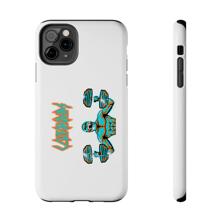 RIDE THE LIGHTNING MIAMI COLORS AQUA ORANGE PHONE CASE/CLUTCHGRIPS