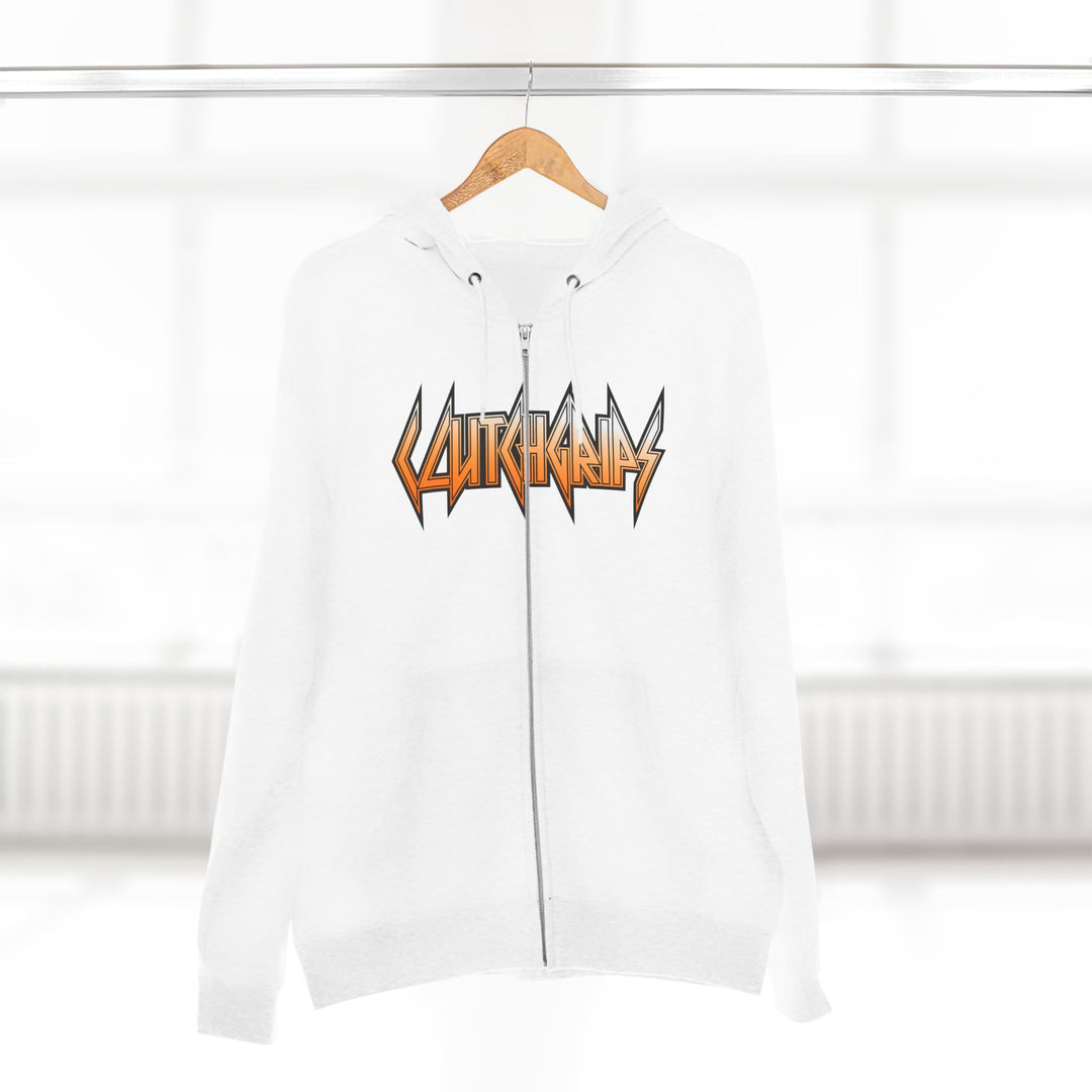 CG SKULLATOR SGL BELL DRAGON TIGER ORANGE WHITE  FADE /READY FOR WAR ZIP UP