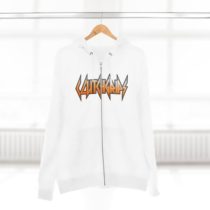CG SKULLATOR SGL BELL DRAGON TIGER ORANGE WHITE  FADE /READY FOR WAR ZIP UP