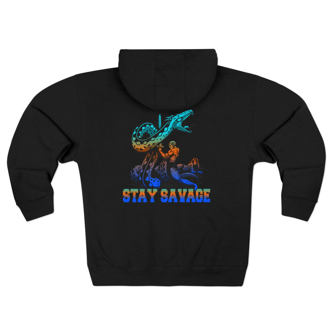 CG SERPENT SLAYER BLUE ORANGE AQUA /STAY SAVAGE ZIP UP