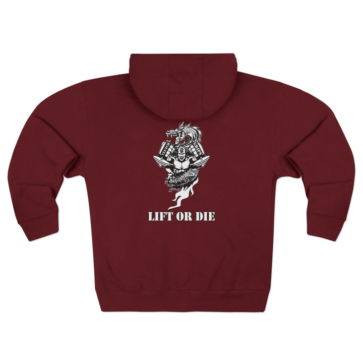 CG MAC DRAGON SNAP WHITE/LIFT OR DIE ZIP UP