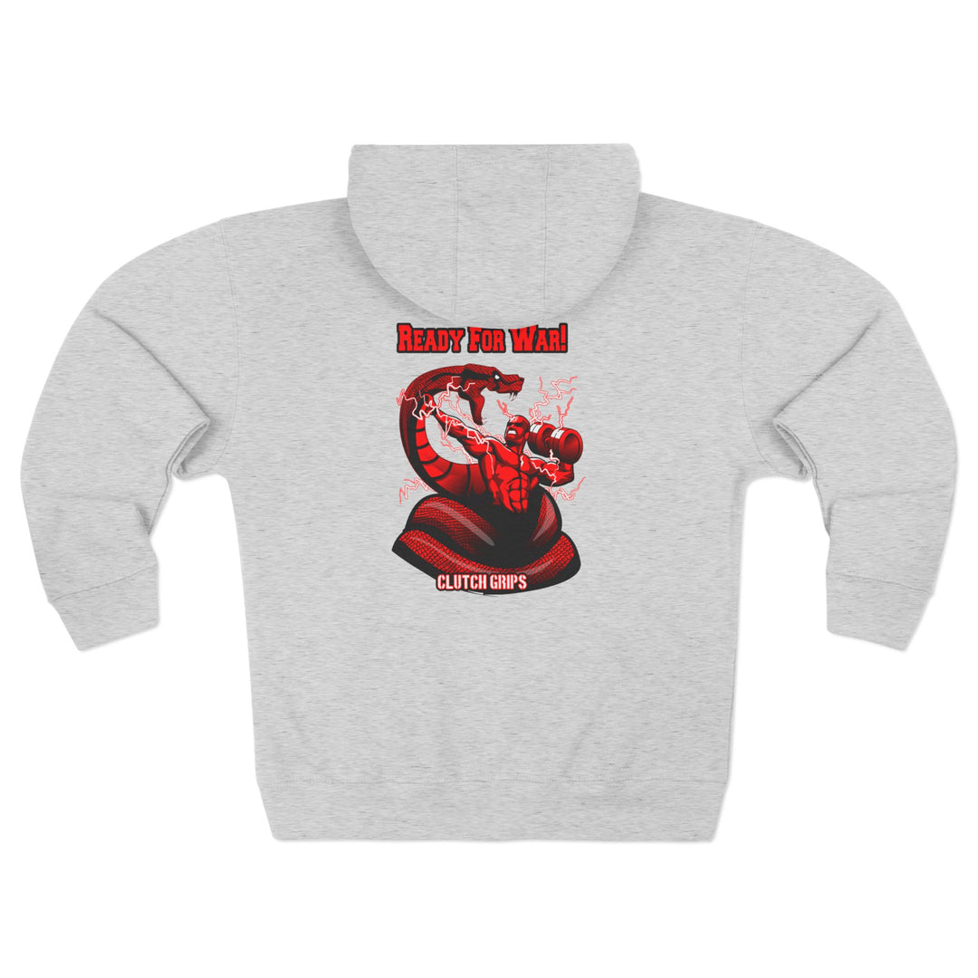 MAC VS SNAKE RED /READY FOR WAR ZIP UP