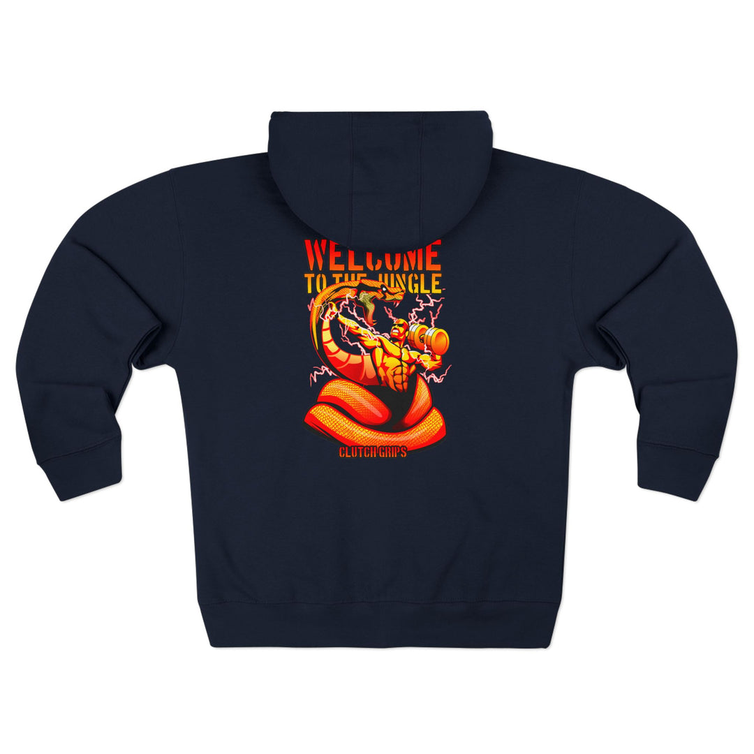 MAC VS SNAKE ORANGE GOLD FADE /WELCOME TO THE JUNGLE ZIP UP