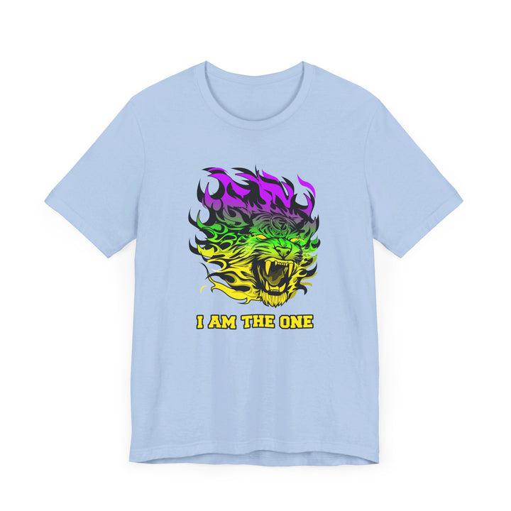 TIGER FLAME YELLOW GREEN PURPLE FADE/I AM THE ONE