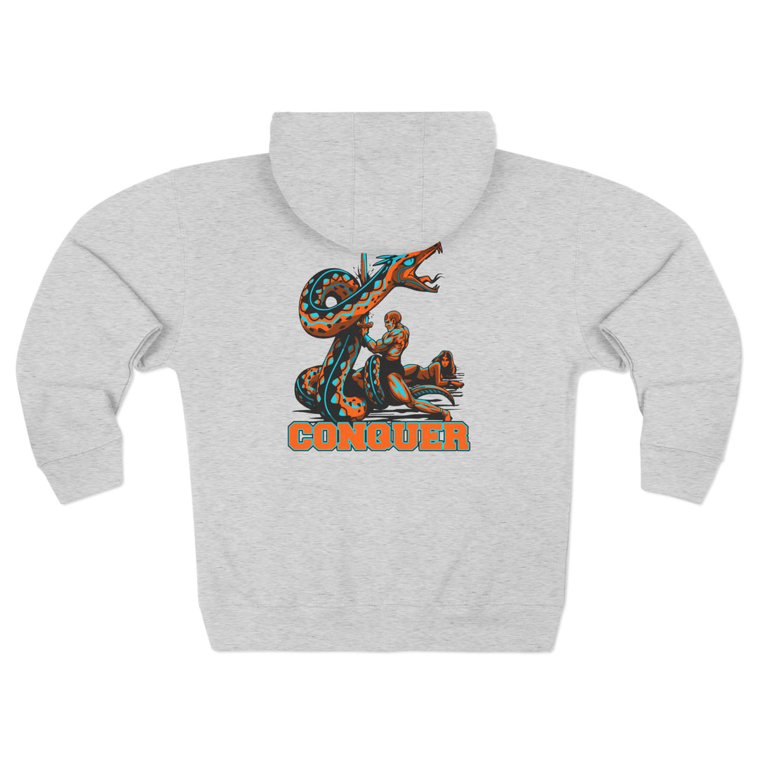 CG SERPENT SLAYER RED MIAMI COLORS /CONQUER ZIP UP
