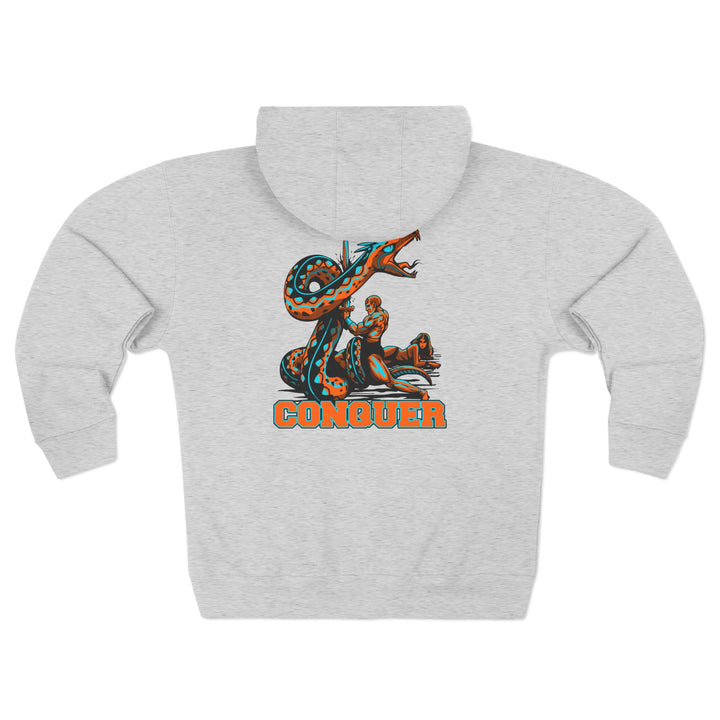 CG SERPENT SLAYER RED MIAMI COLORS /CONQUER ZIP UP