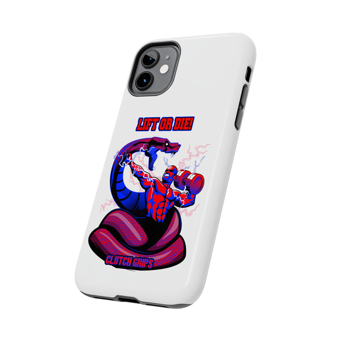 MAC VS SNAKE PHONE CASE RED BLUE /LIFT OR DIE