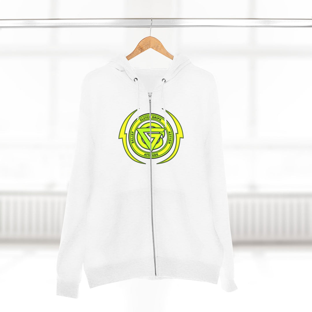 CG LIME GREEN COLISEUM MAC LIFT HARDER ZIP UP