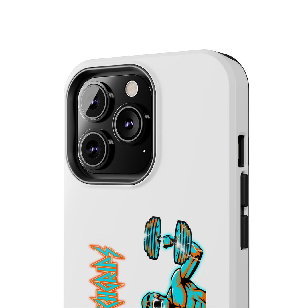 RIDE THE LIGHTNING MIAMI COLORS AQUA ORANGE PHONE CASE/CLUTCHGRIPS