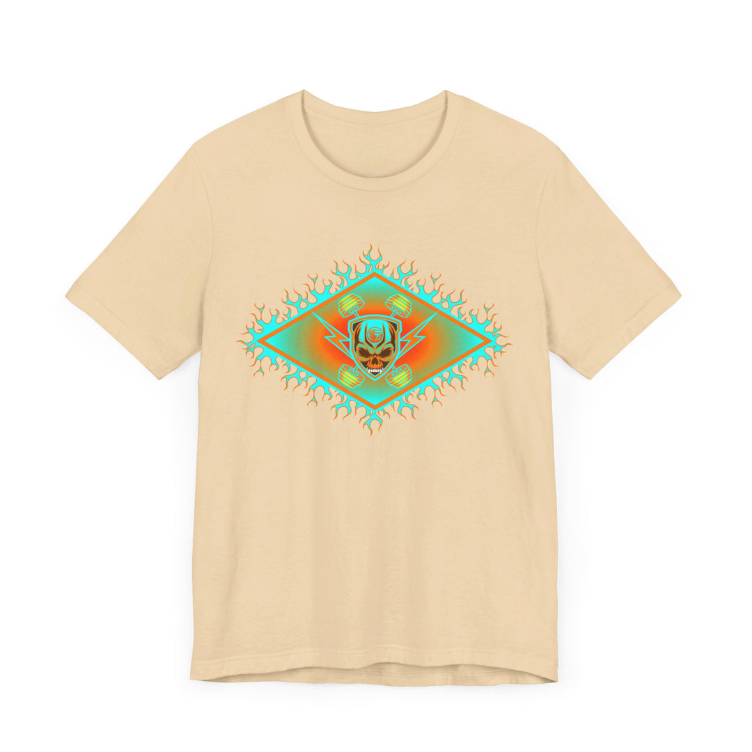 CG DIAMOND SKULLATOR MIAMI AQUA ORANGE DBL BELL