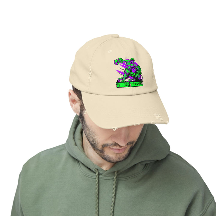 COLISEUM MAC VS LION PURPLE GREEN /WINNER TAKES ALL CAP