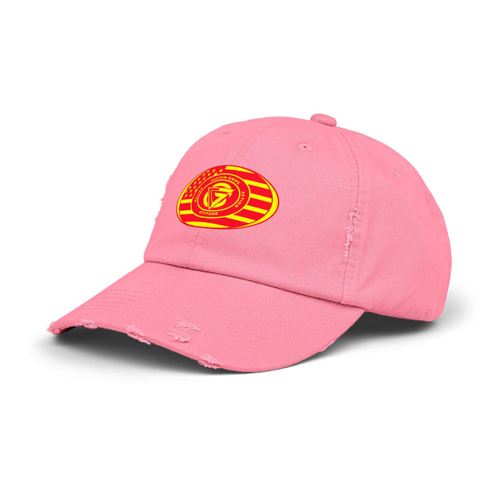 CG AMERICAN SUPERIOR GOLD & RED BLOODED FREEDOM FLAG CAP