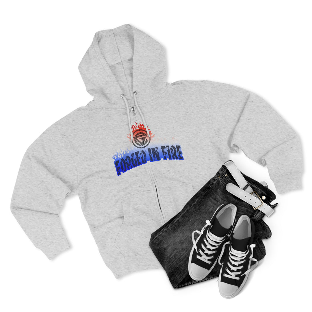 CG AMERICAN WARRIORS RED WHITE BLUE FADE /AMERICAN SAVAGE ZIP UP