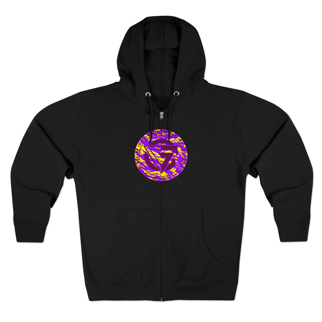 CG MAC JUMP PURPLE GOLD /STAY SAVAGE ZIP UP
