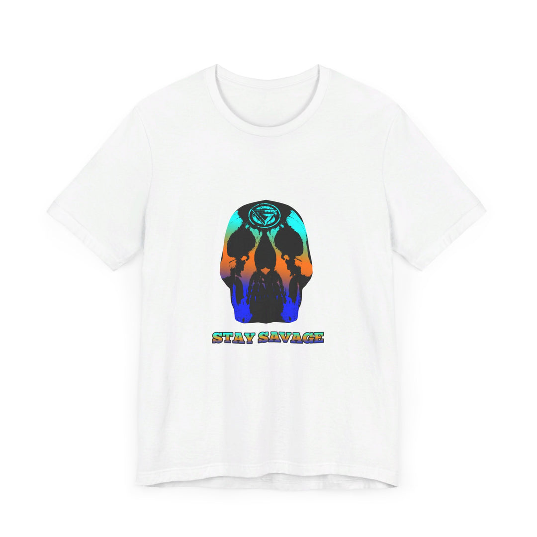 SKULLATOR BLUE ORANGE AQUA  /STAY SAVAGE