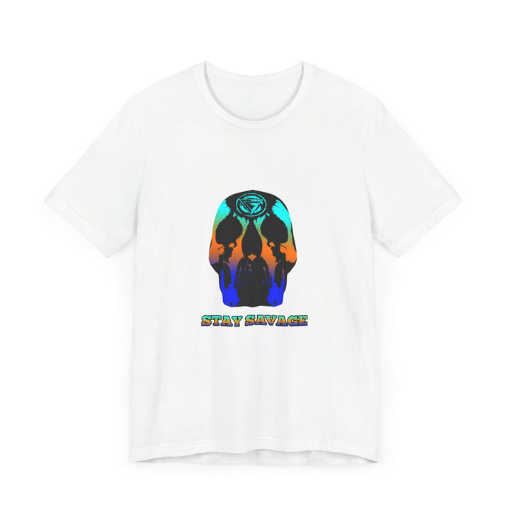 SKULLATOR BLUE ORANGE AQUA  /STAY SAVAGE