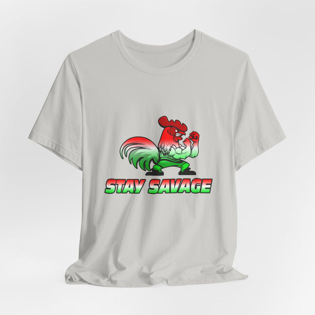 CG ANGRY ROOSTER RED WHITE GREEN FADE/STAY SAVAGE